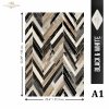seria Black & White - Czarny & Biały, geometyczne czarno-białe wzory, cyfry, litery*  Mulberry Decoupage Paper FPA1021 Black & White Series - Black & White, geometric black and white patterns, numbers, letters* Papel para decoupage Mulberr